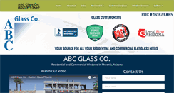Desktop Screenshot of abcglassaz.com