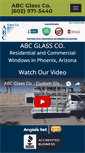 Mobile Screenshot of abcglassaz.com